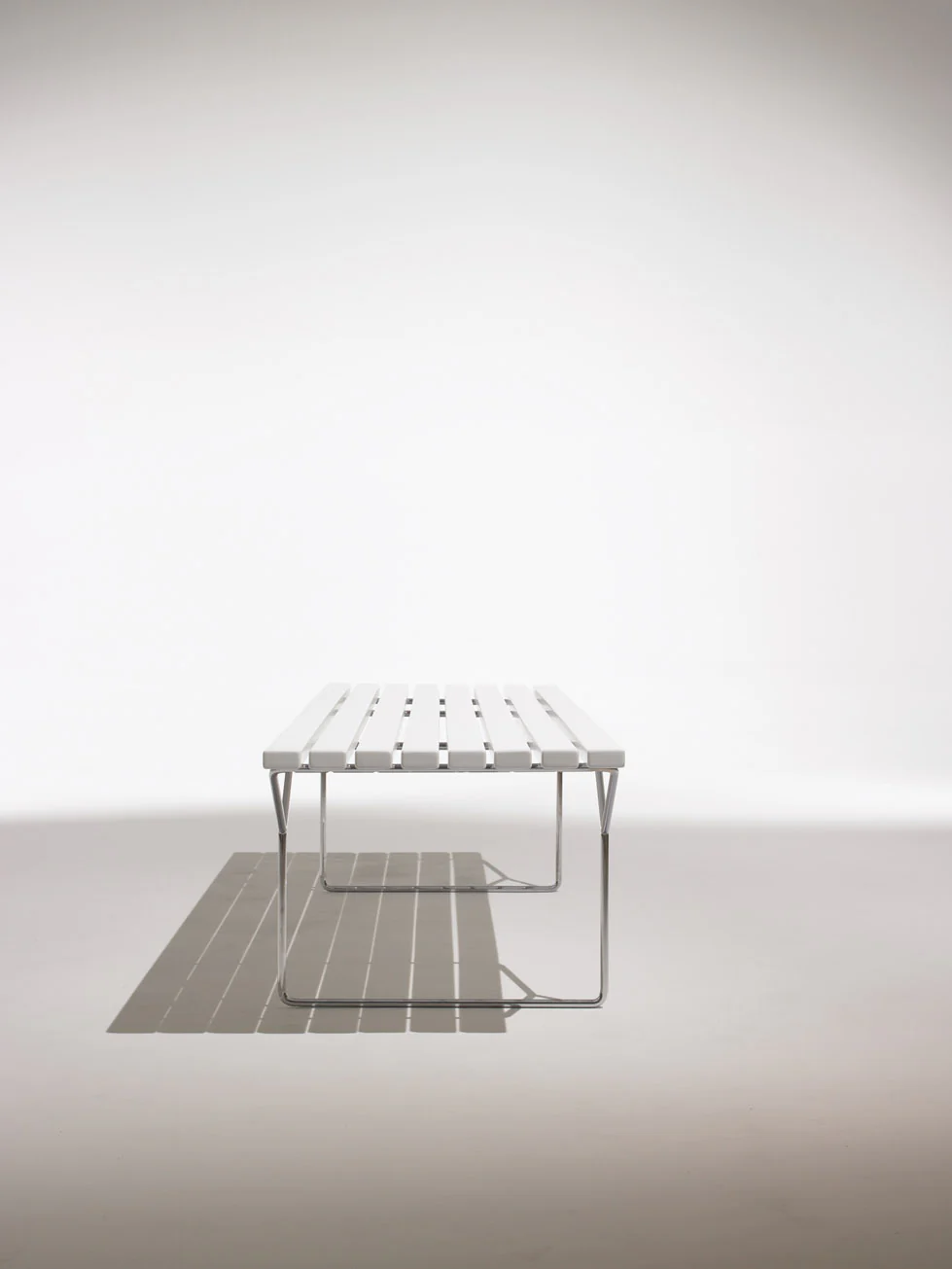 Bertoia Bench with Painted Slats