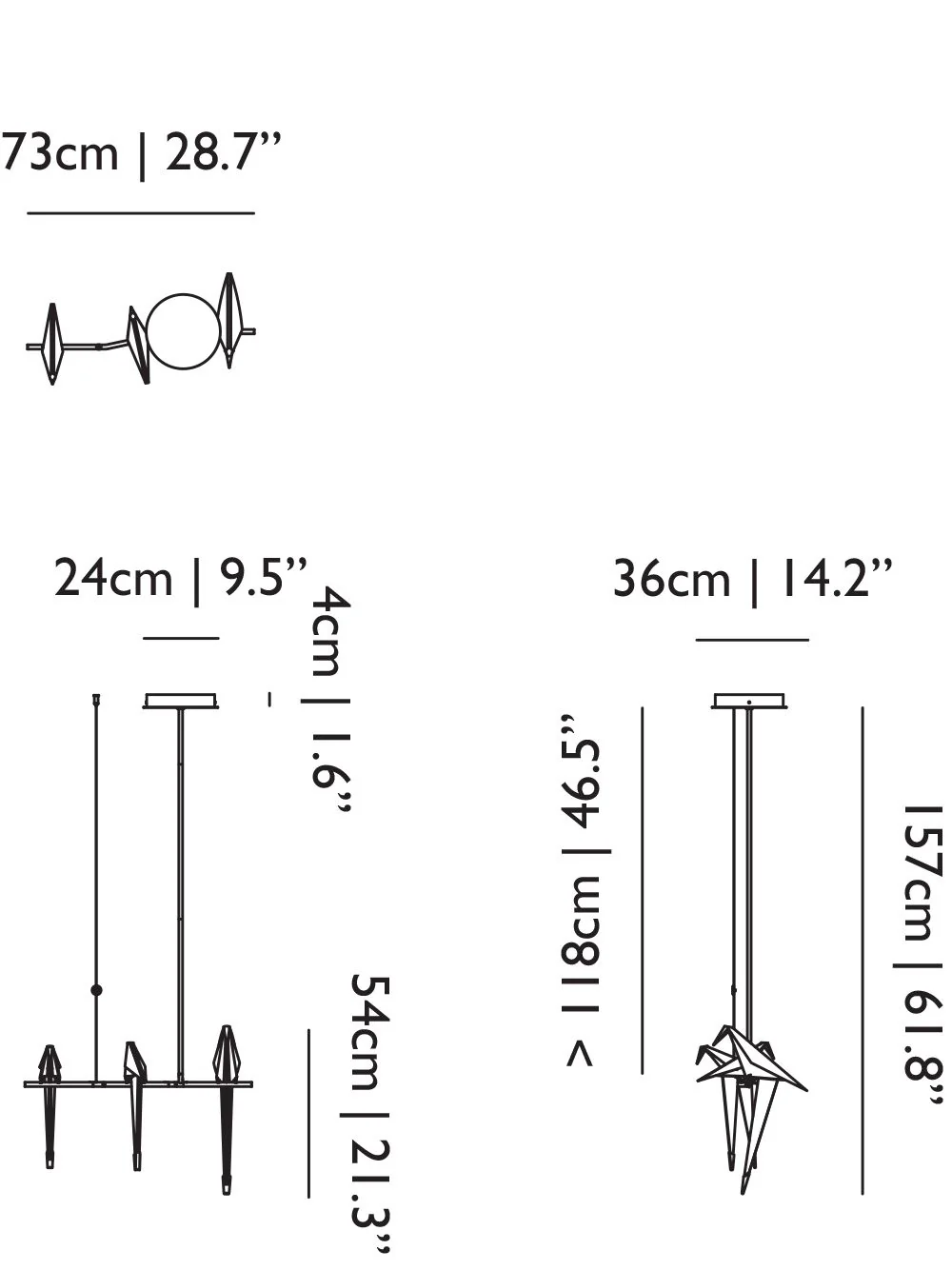 Perch Light Branch Small