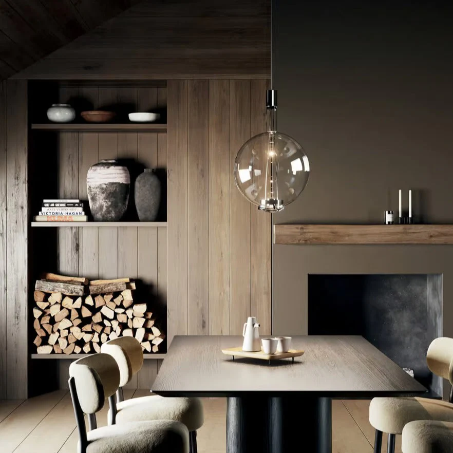 Sky–Fall Round Medium Suspension Lamp