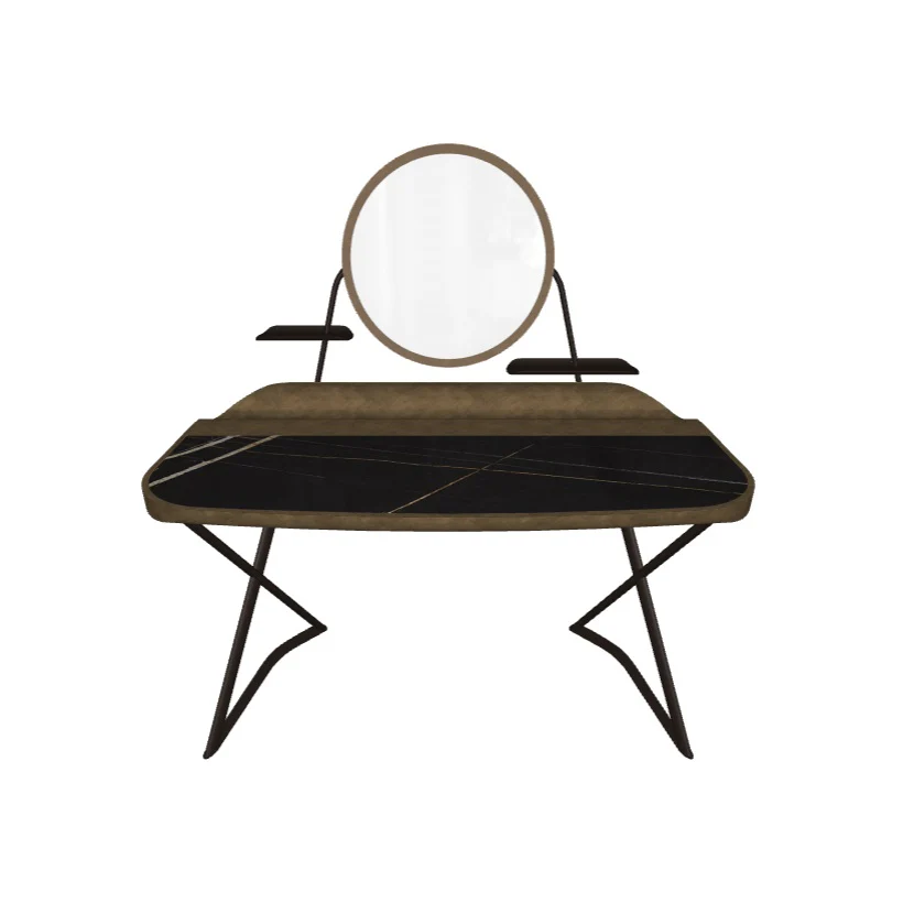 COCOON TROUSSE Keramik Desk with Mirror Frame