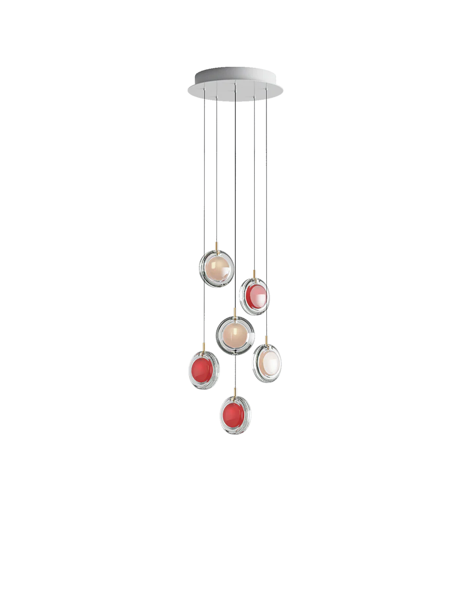 Chandeliers lens 6 pcs