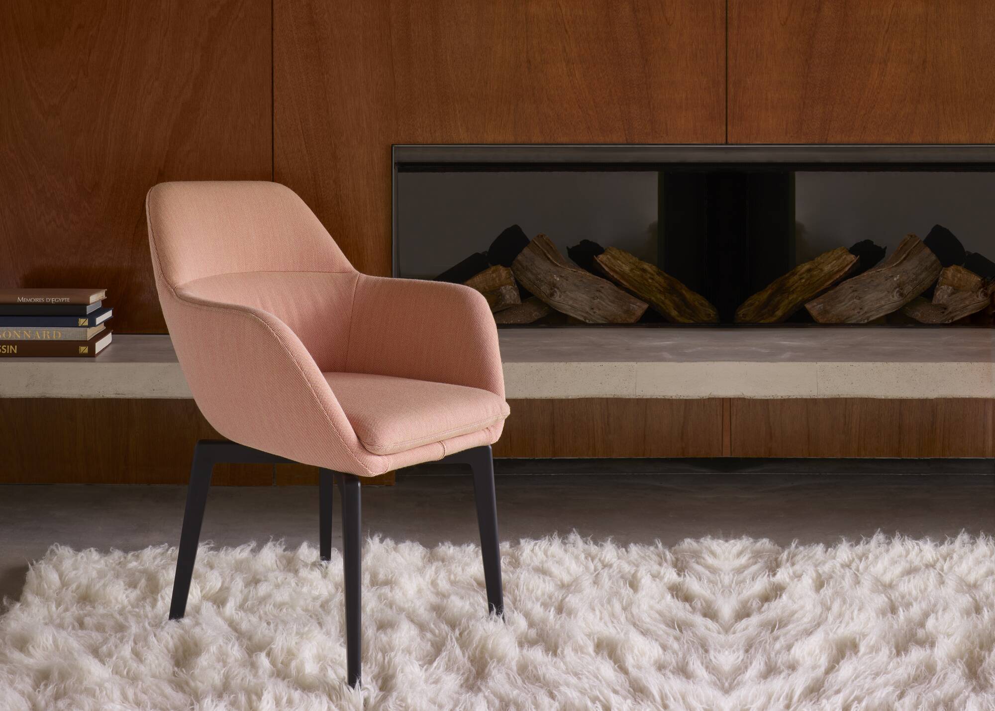 Amédée Carver Chair Black Base On Castors