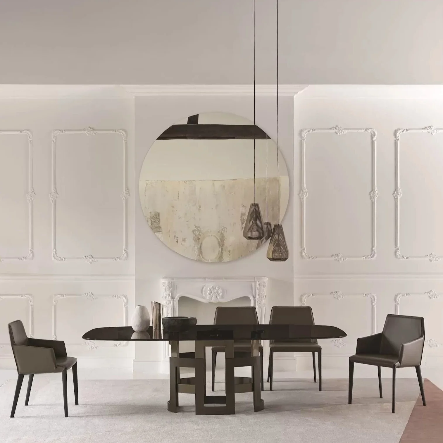 Imperial Barrel Crystal Table