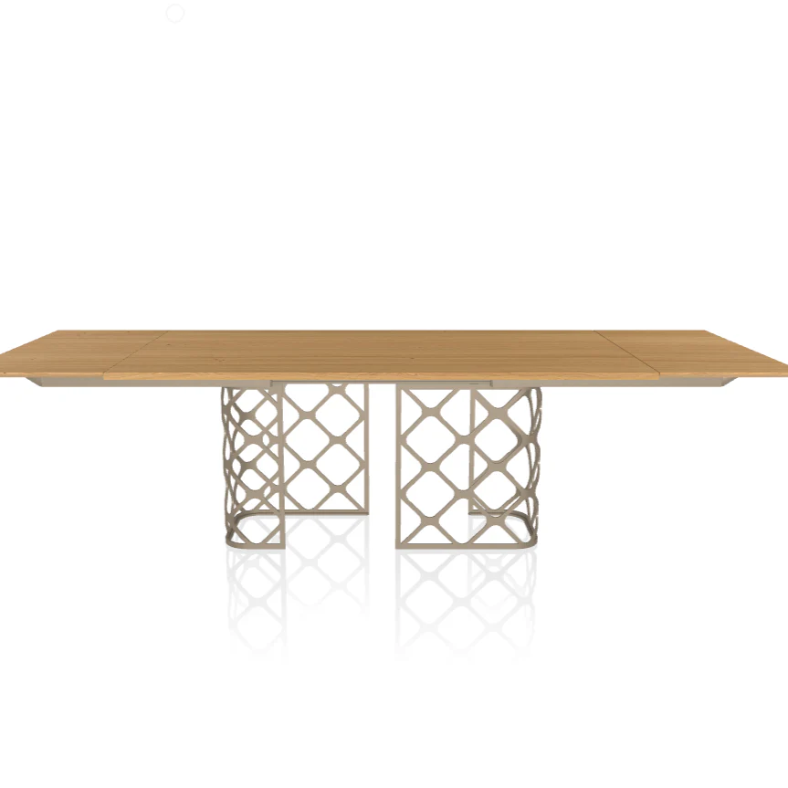 Majesty Extendable Rectangular Wood Table