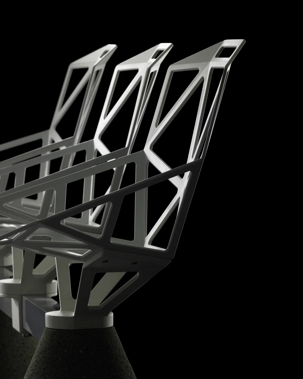 Chair_One Public Seating System 1 Seating system on bar