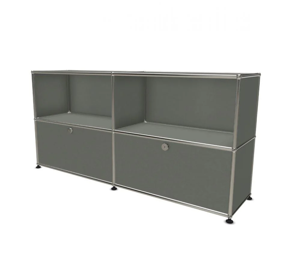 Haller Sideboard M - 2 DropDown Doors on Bottom Tier