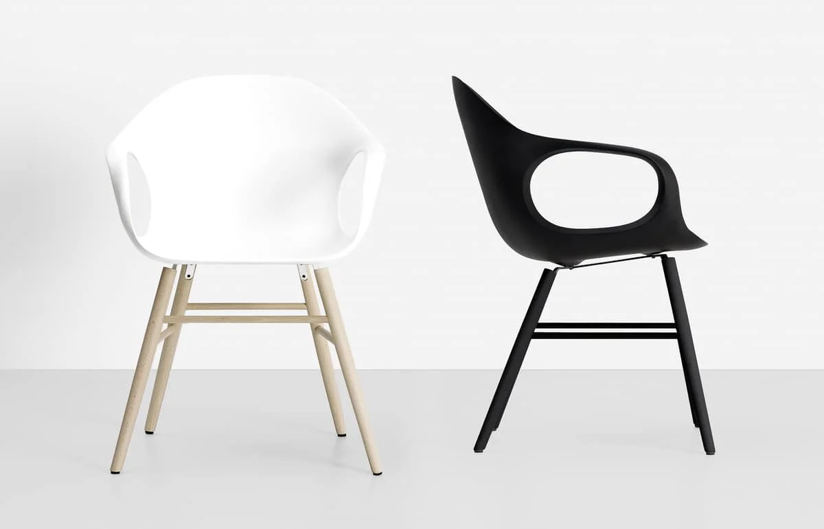 ELEPHANT Wooden Base Chair - Polyurethane Seat