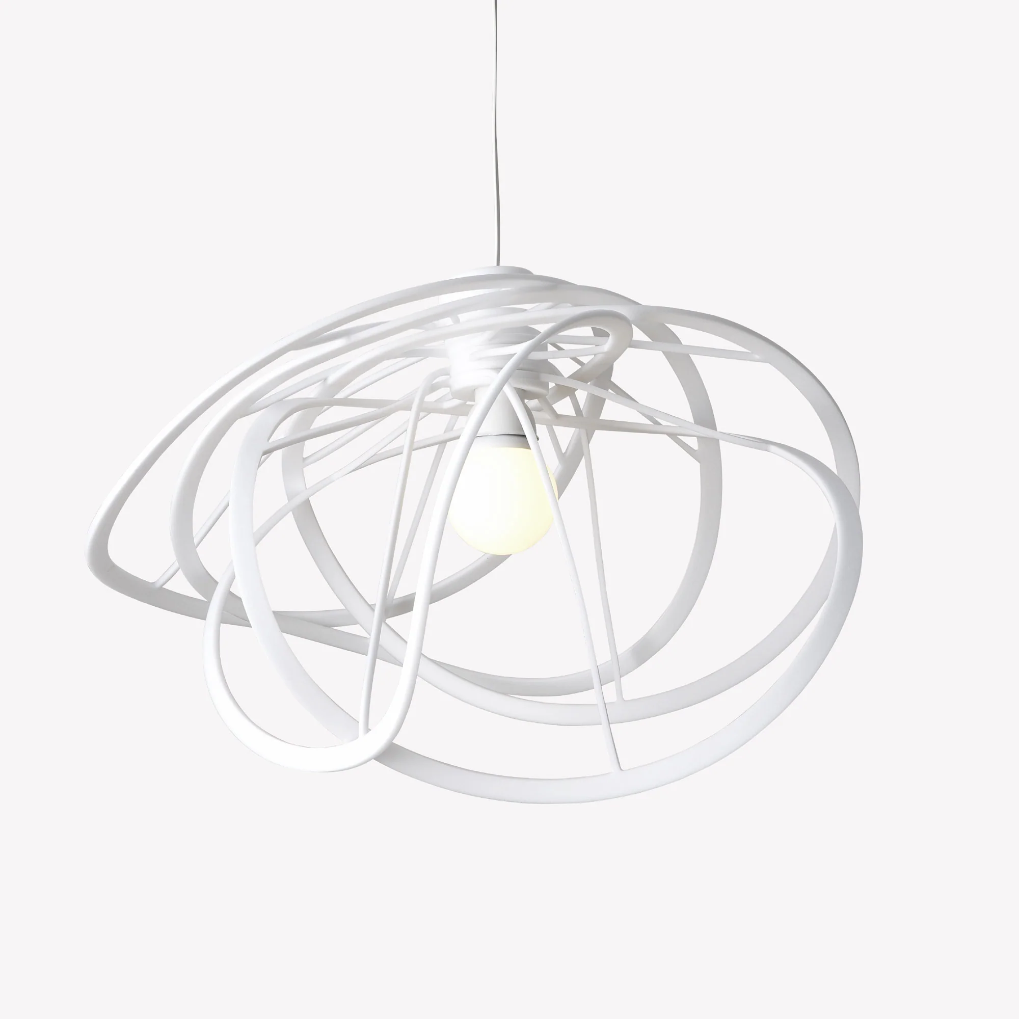 Bloom Suspended Ceiling Light White Large