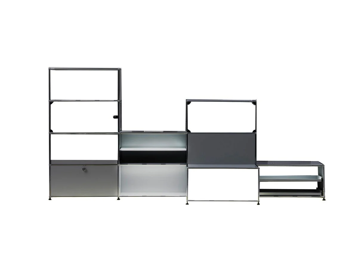Haller E Glass 3 Bookcase