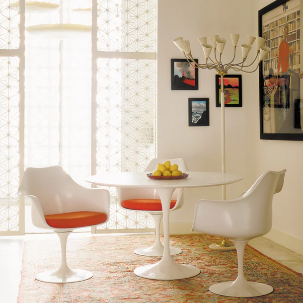 The Saarinen White Tulip Armchair