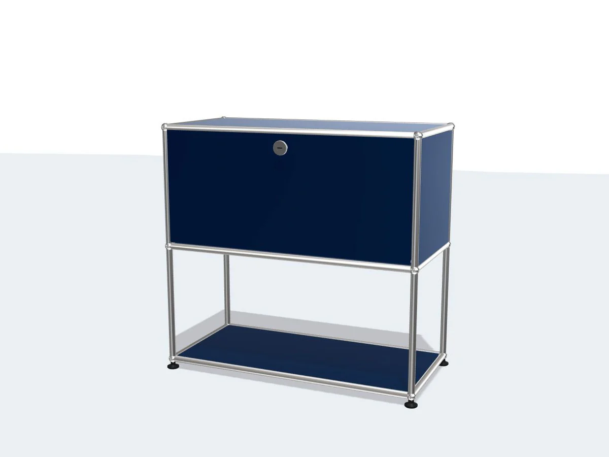 Haller Sideboard Lower Structure and One Drop-Down Door