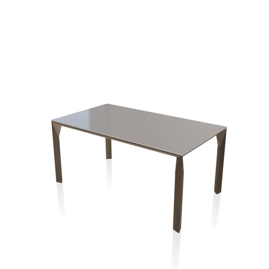 Mirage Rectangular Crystal Table