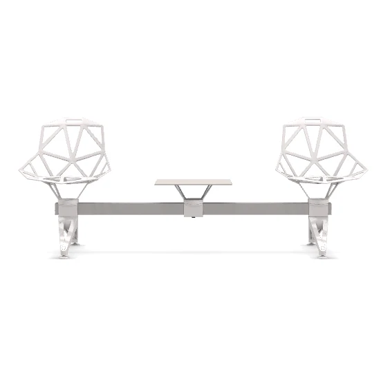 Chair_One Public Seating System 2 3 seater bar