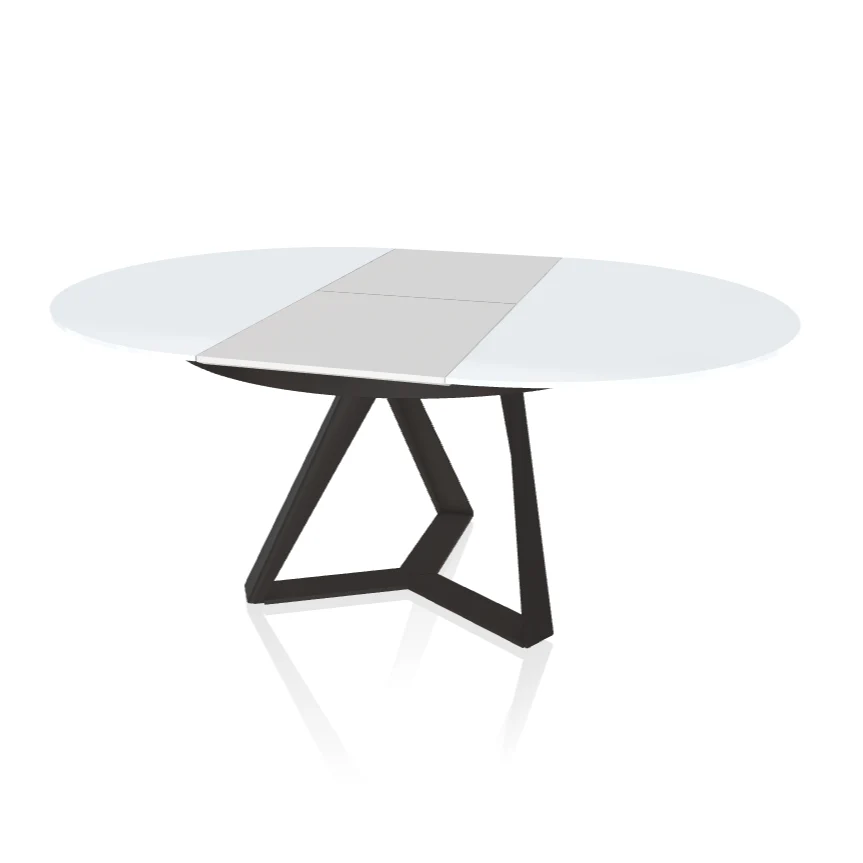 Millennium Extendable Round Crystal Table