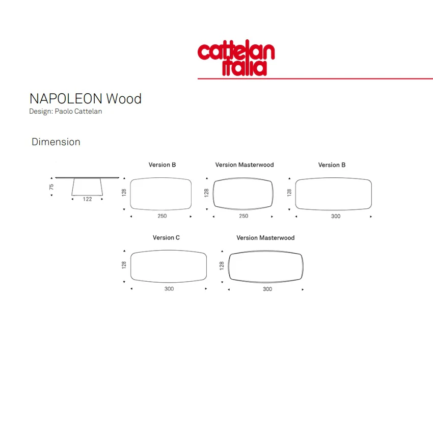 NAPOLEON Wood Table