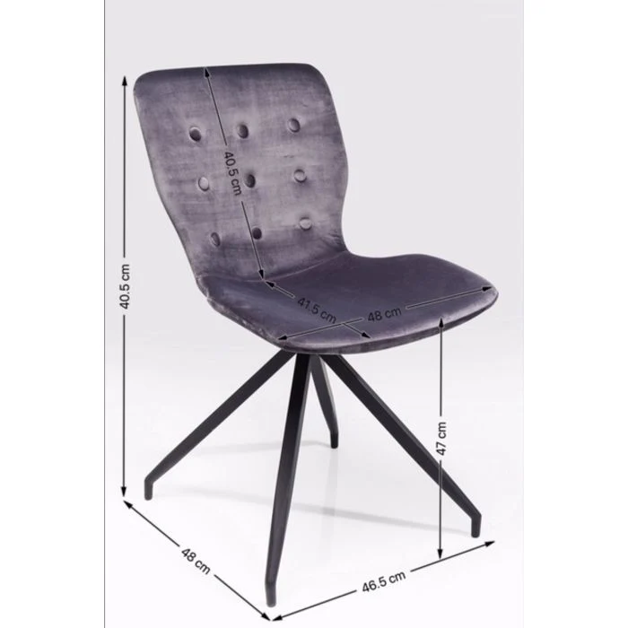 Chair Butterfly Dark Grey