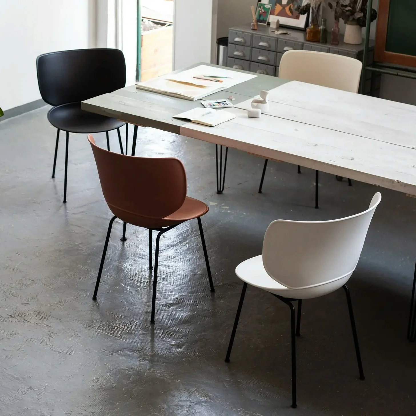 Hana Chairs Un-Upholstered Set of 2