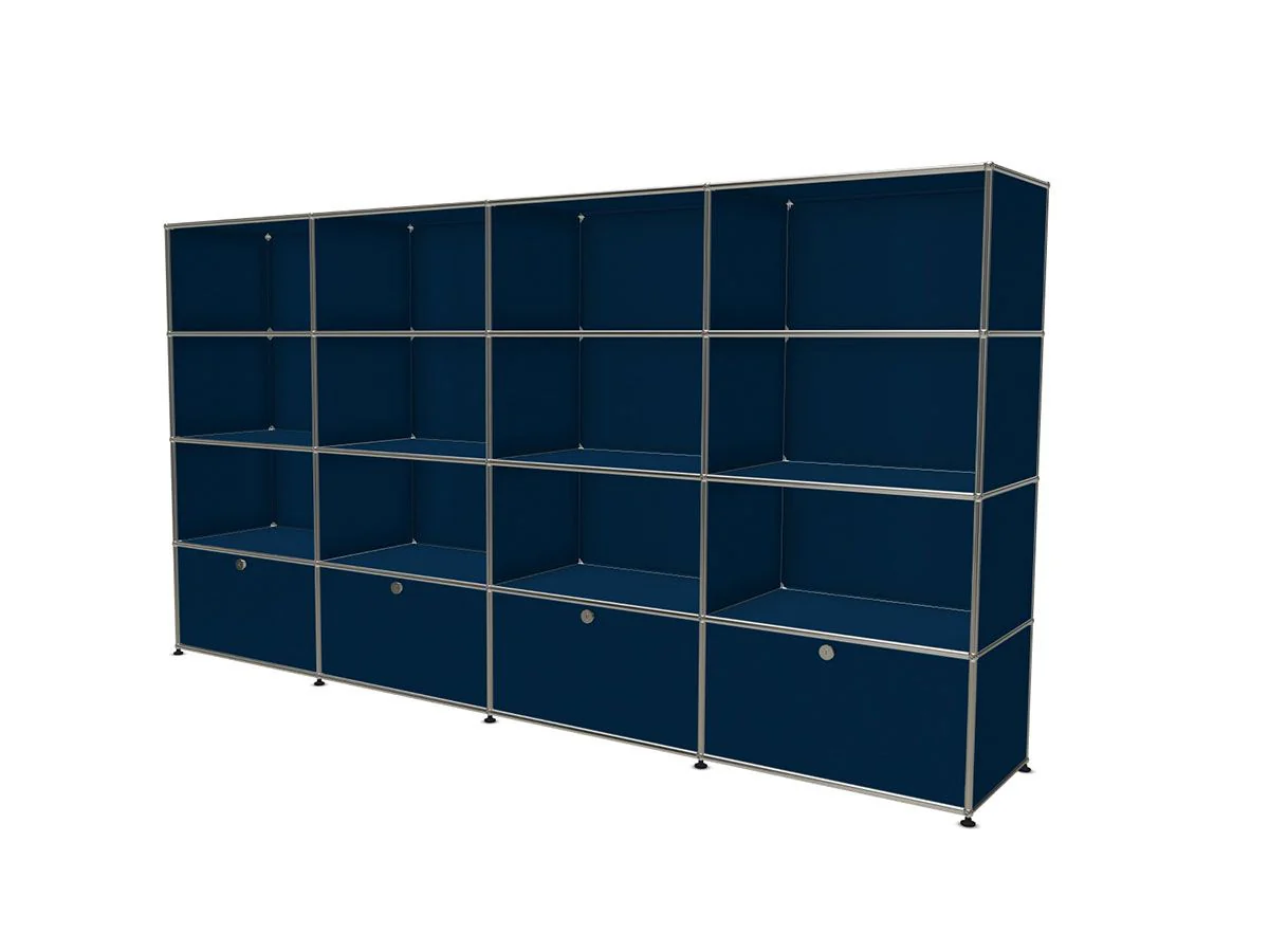 Haller Bookcase XL with 4 Drop-Down Doors