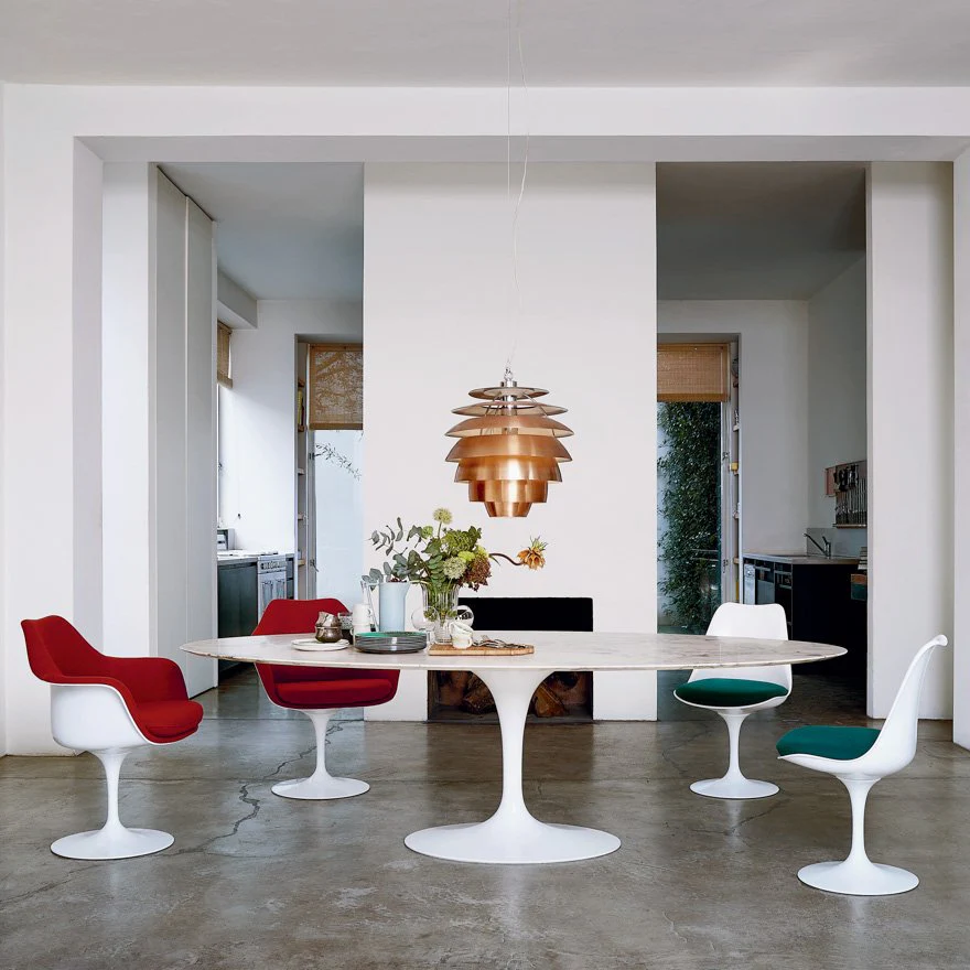 Saarinen Oval Marble Dining Table