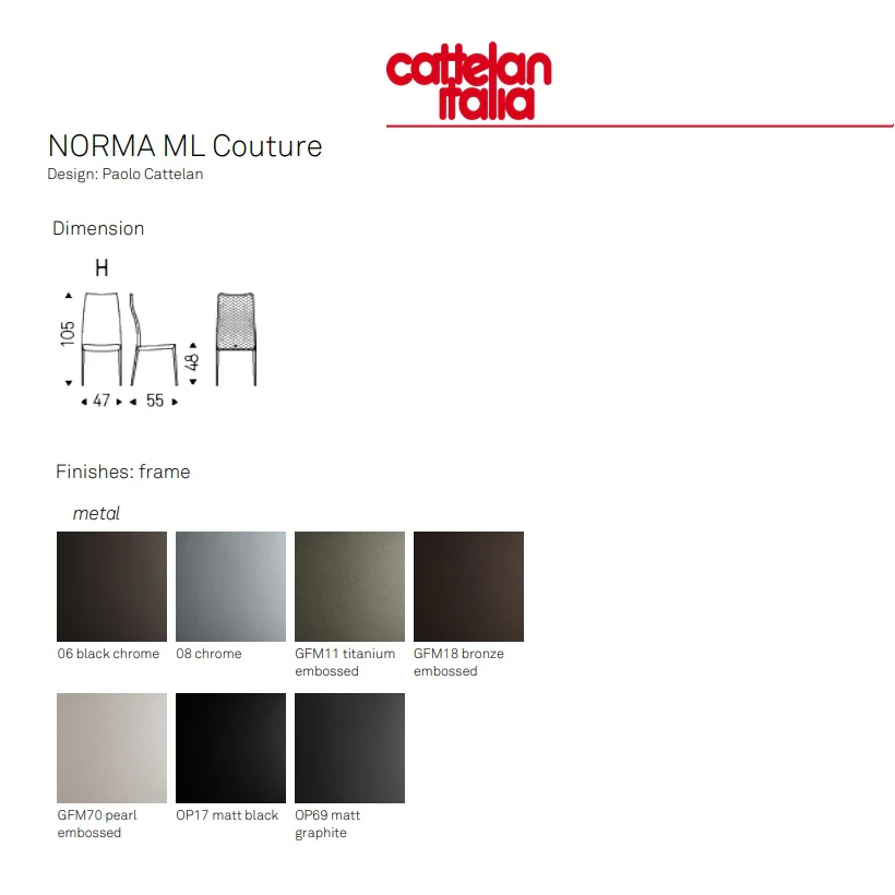 NORMA ML Couture Highback Chair