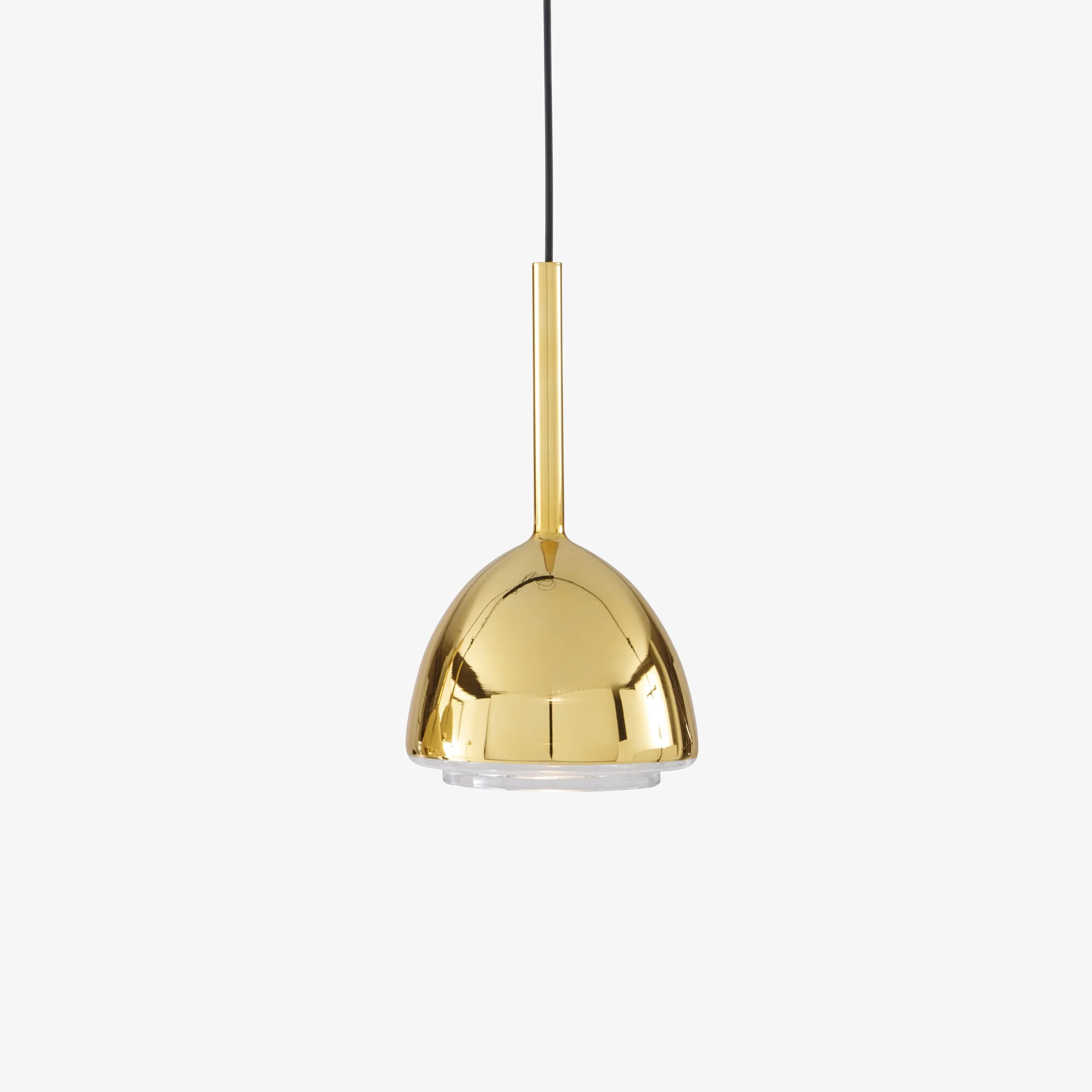 Brass Bell Suspended Ceiling Light 1 Cable