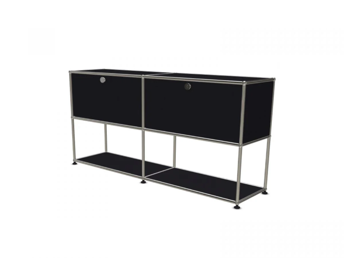 Haller Sideboard M with Lower Structure and 2 Vasistas