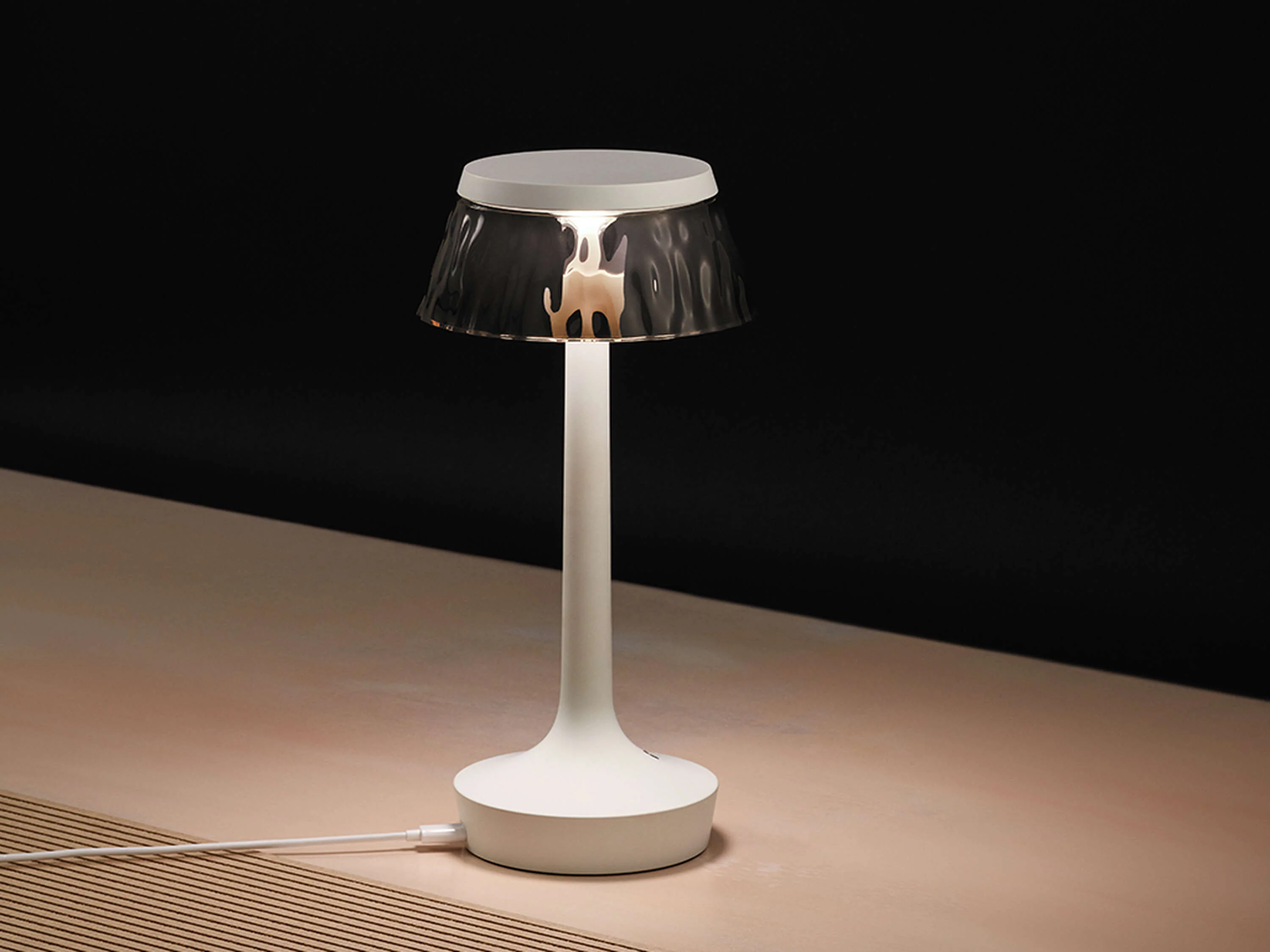 Bon Jour Unplugged Table Lamps