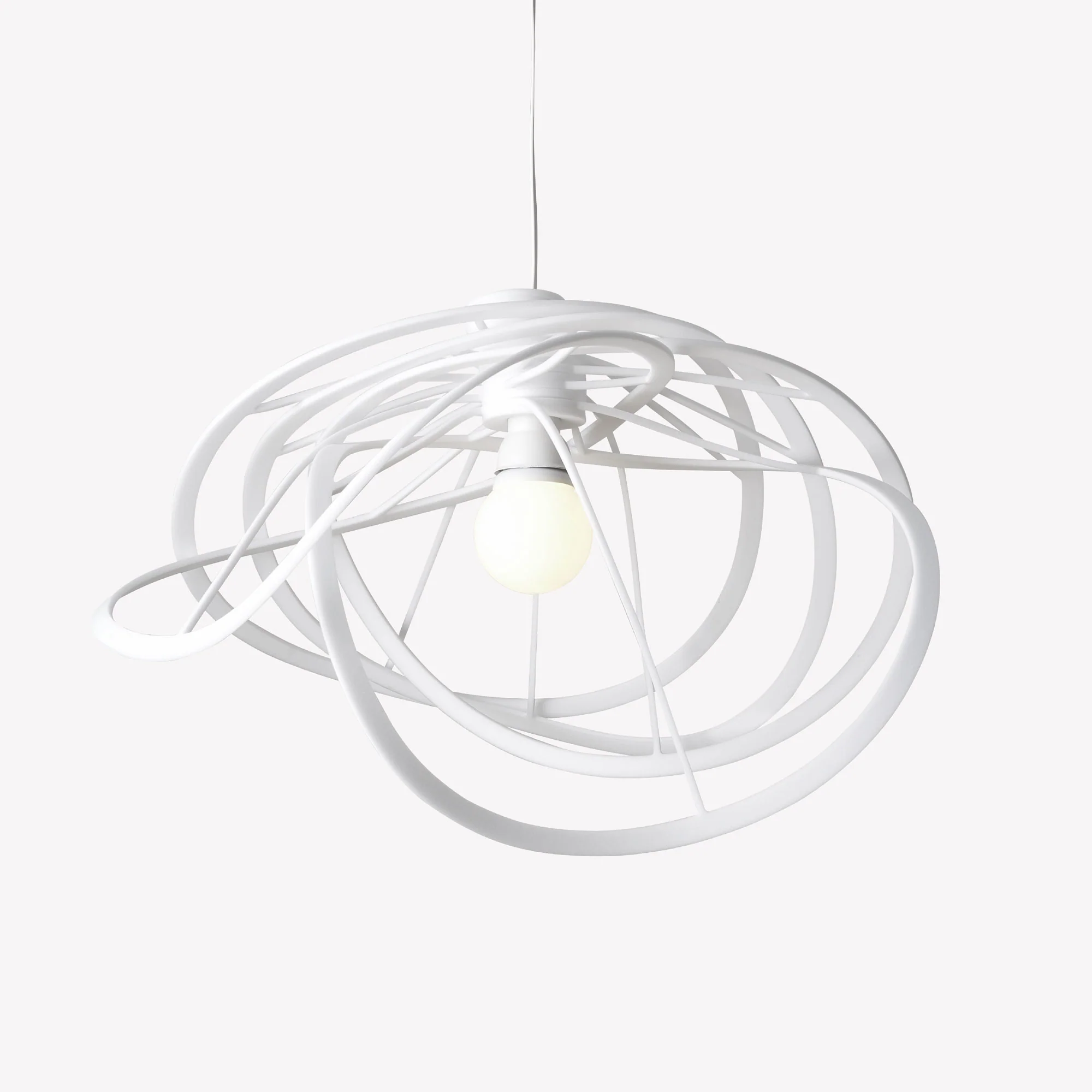 Bloom Suspended Ceiling Light White Large