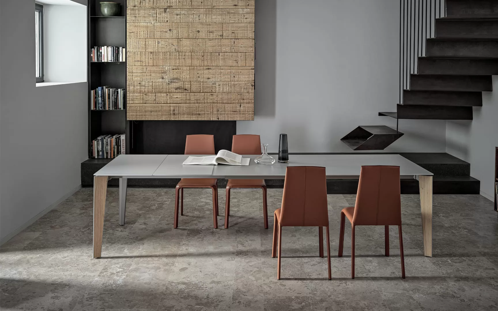 Senso Extendable Marble/Ceramic Table