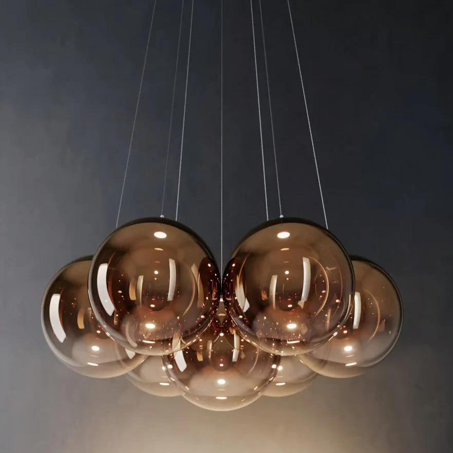 Random Cloud 7 Lights Ø28 Suspension Lamp