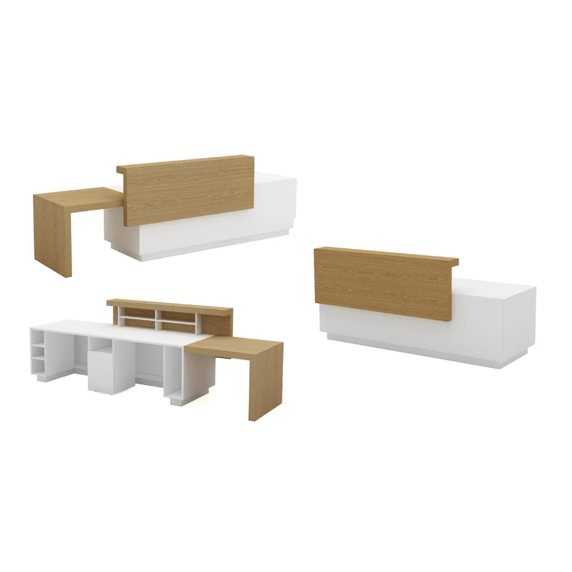 Sao Reception Desk - TPFA-00422 Fangyi Series