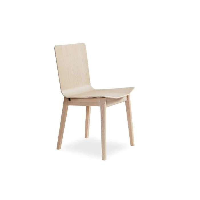 SM 807 Dining Chair Wooden Legs (Veneered Shell)