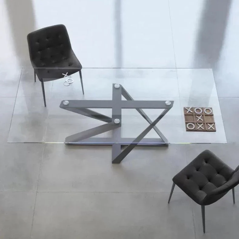 Millennium Rectangular Crystal Table