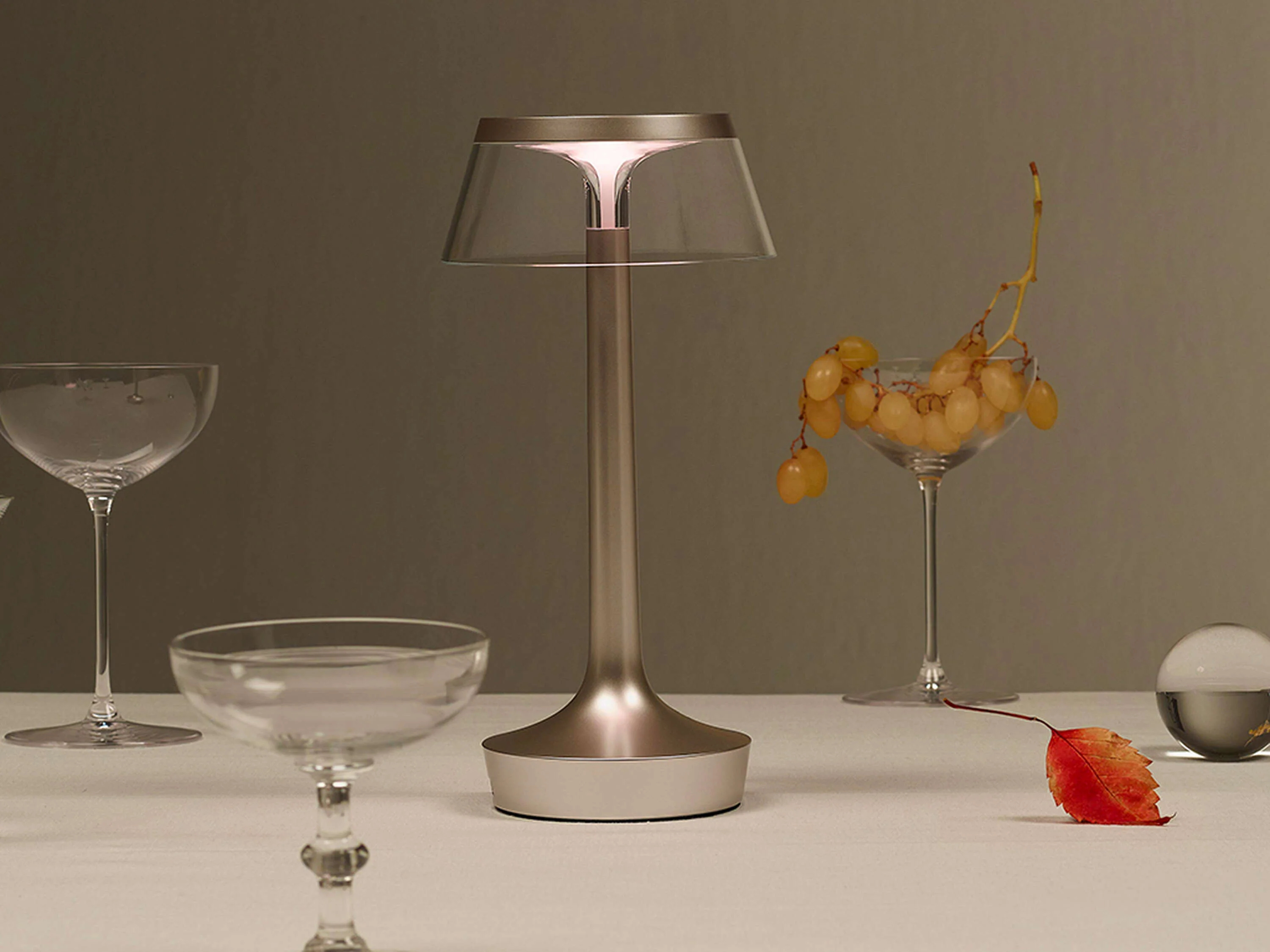 Bon Jour Unplugged Table Lamps