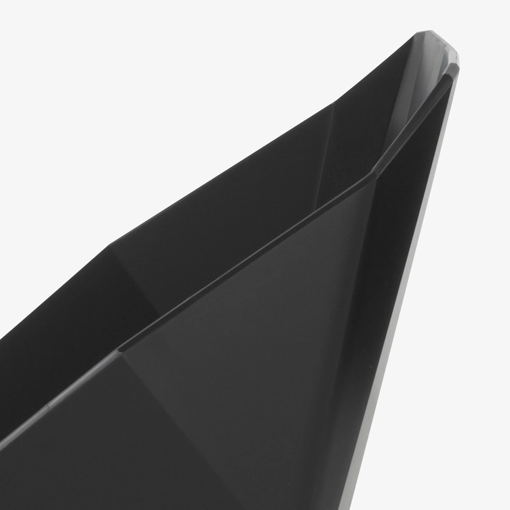 Rocher Chair/Bridge Black Black Lacquered Base