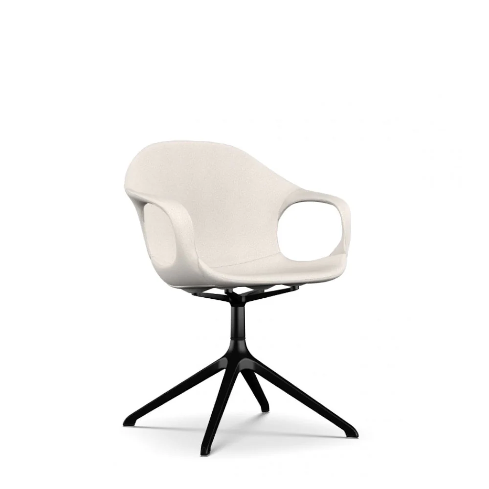 ELEPHANT Swivel Trestle Chair - Fabric Upholstered Seat