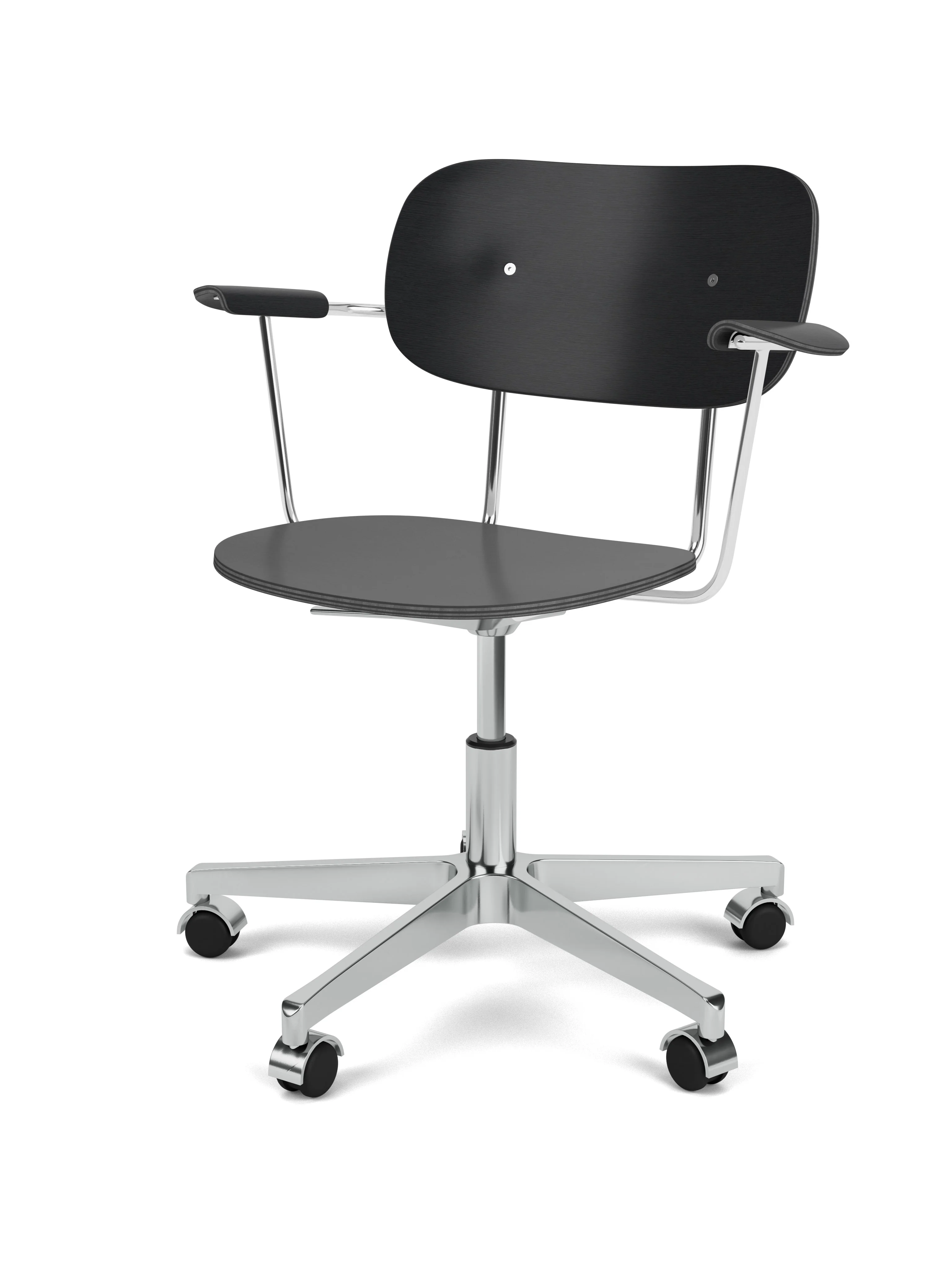 Co Task Chair with Armrests - VENEER