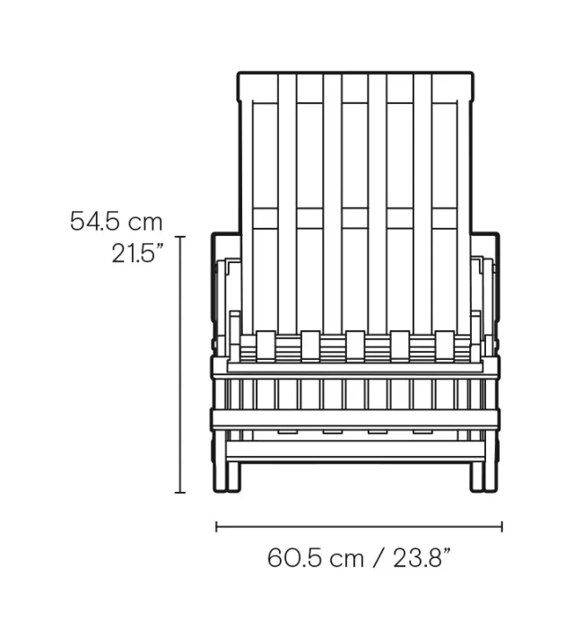 BM5565 Deck Chair With Footrest & Cushion