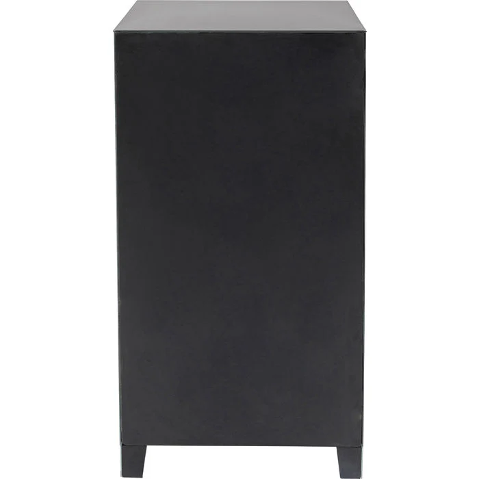 High Dresser Luxury Push 5 Drawers Grey