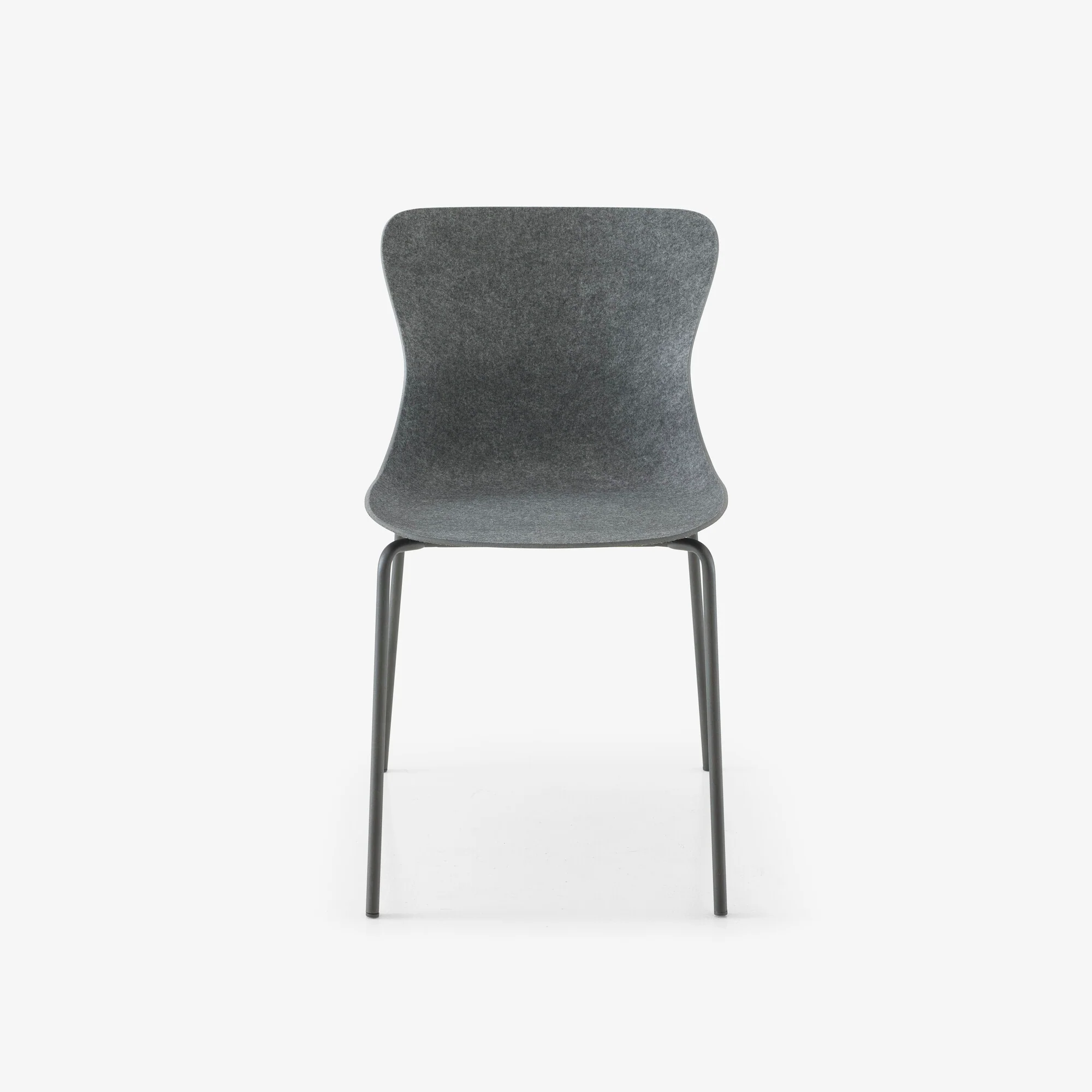Ettoriano Chair Anthracite Metal Base