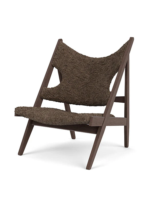 Knitting Sheepskin Lounge Chair