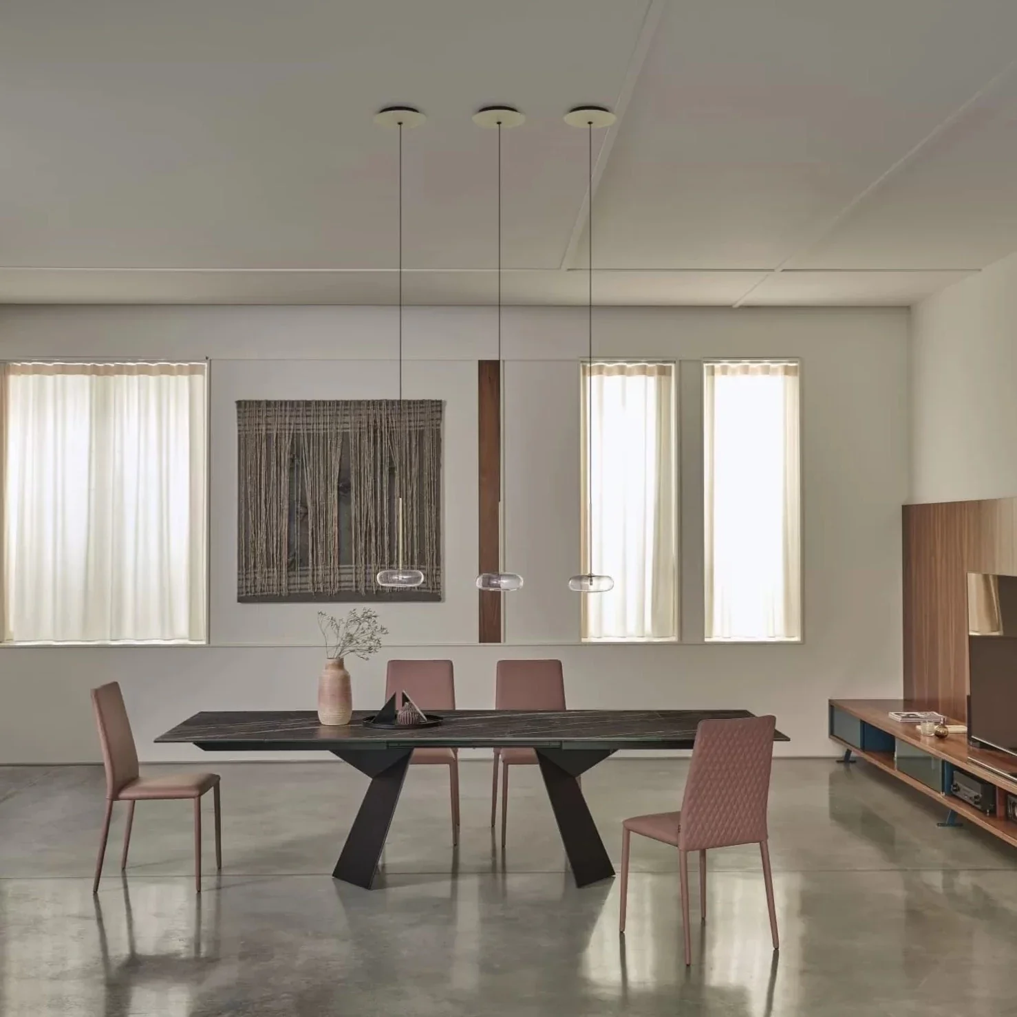 Fiandre Extendable Marble/Ceramic Table