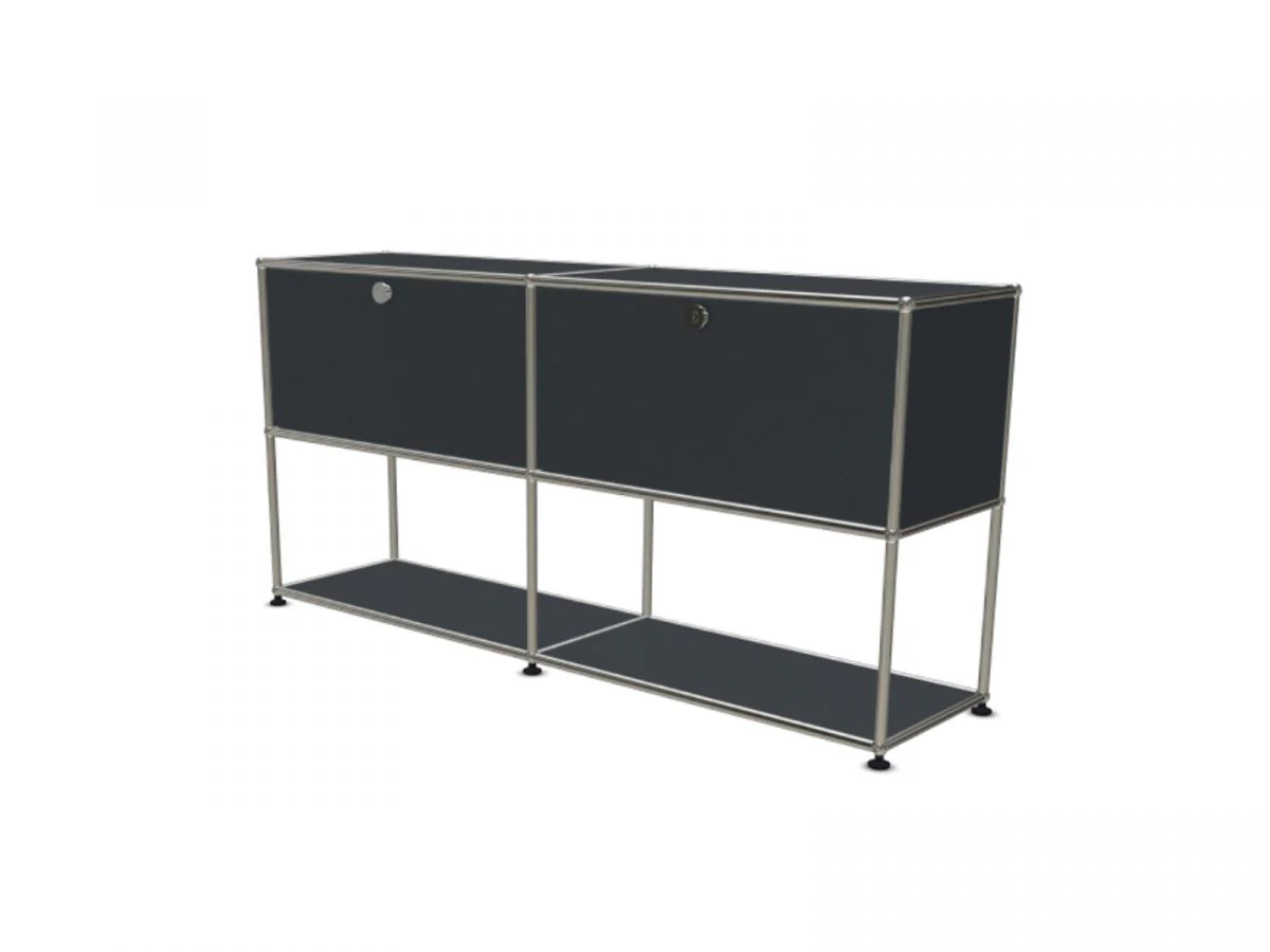 Haller Sideboard M with Lower Structure and 2 Vasistas