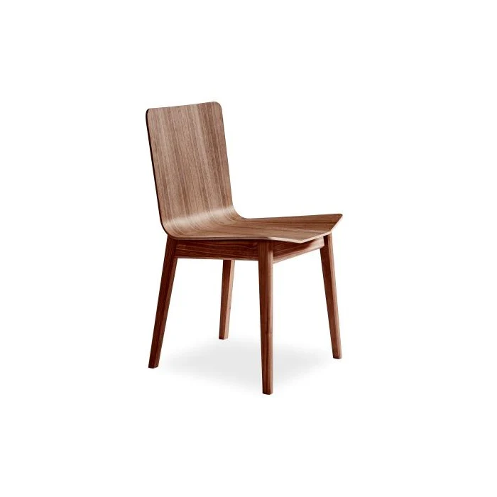 SM 807 Dining Chair Wooden Legs (Veneered Shell)
