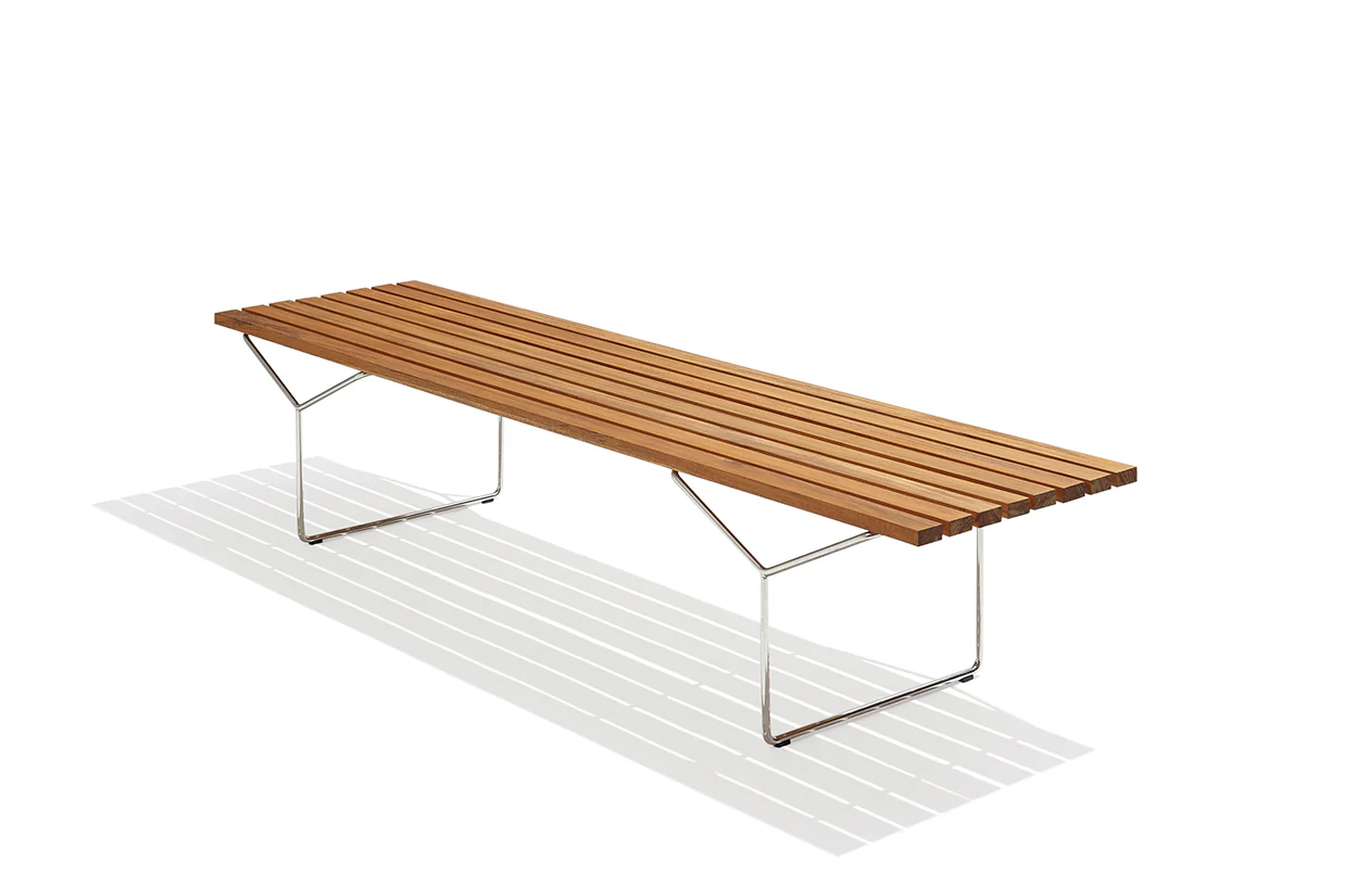Bertoia Bench with Painted Slats