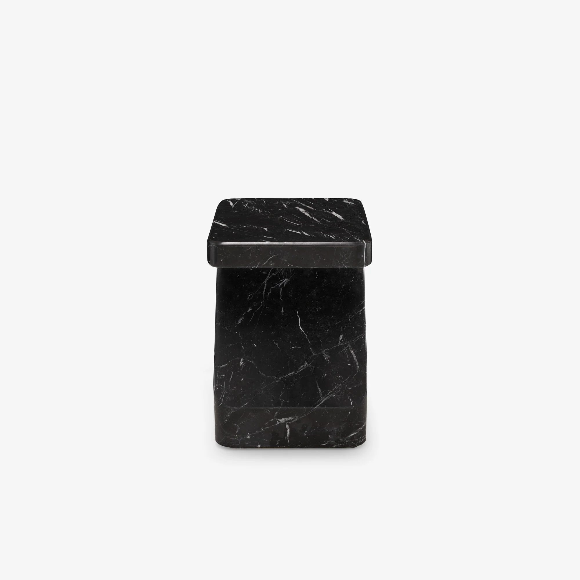 Stump Occasional Table Black Marble