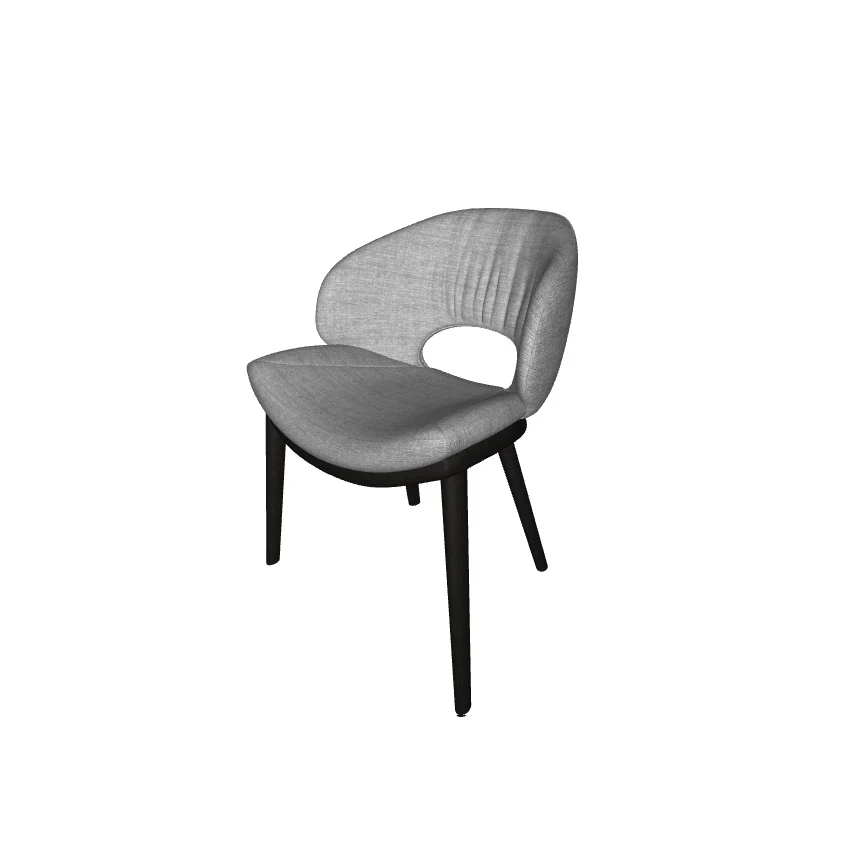 MIRANDA Wood Lounge Chair
