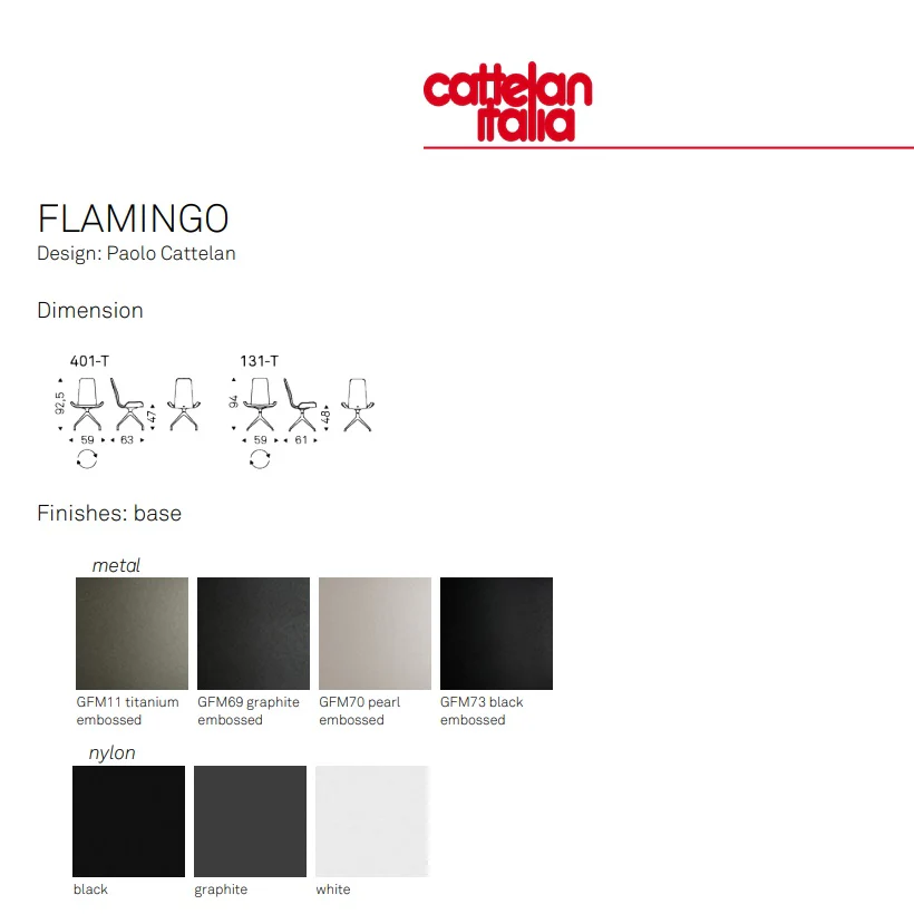 FLAMINGO Swiveling Chair