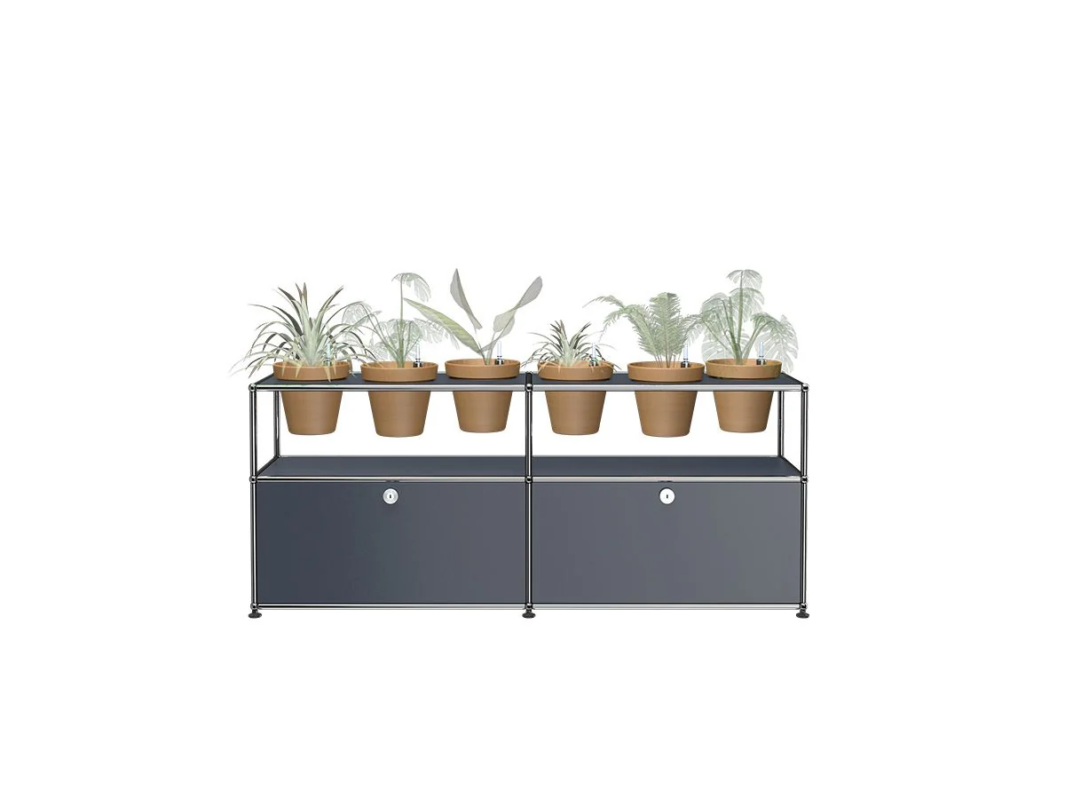 Haller Plant Sideboard - Six Vase Holders