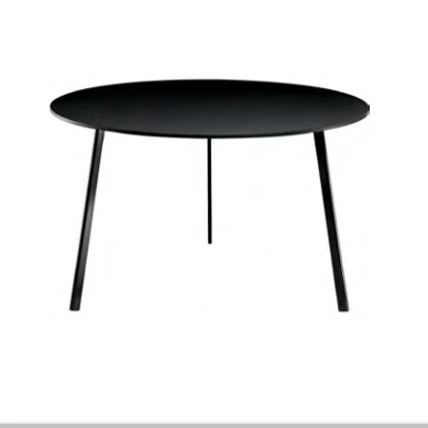 Striped Table D 70 cm